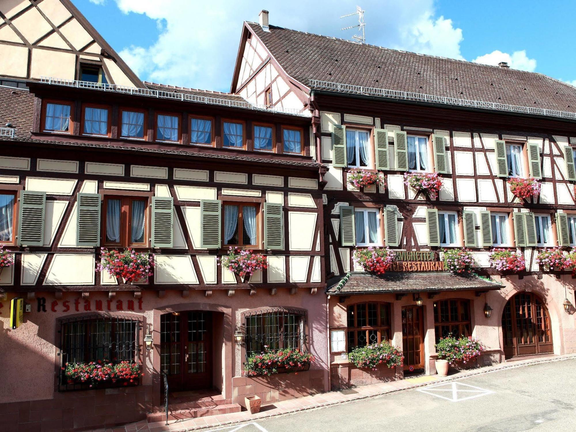 Hotel A La Vignette - Colmar-Nord Сент-Ипполит Экстерьер фото